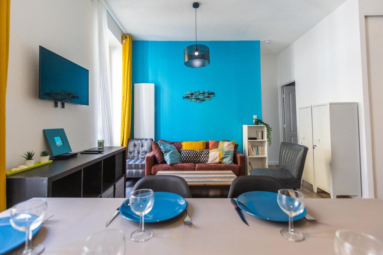 Appartement Bleu Caraibes T4 Proche Gare Et Vieux Port Марсель Экстерьер фото